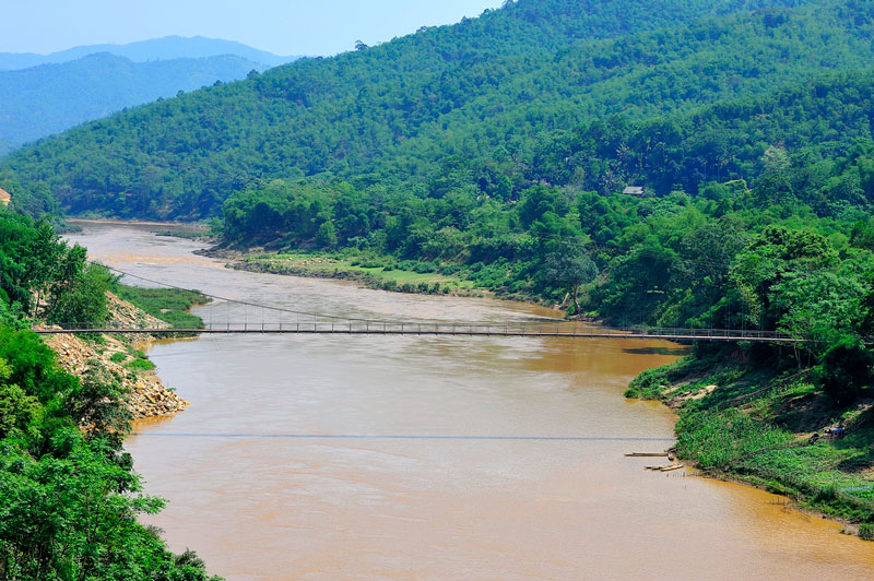 Hệ thống sông Mã gồm dòng chính là sông Mã và 2 phụ lưu lớn là sông Chu và sông Bưởi. Ảnh: Diem Dang Dung.
