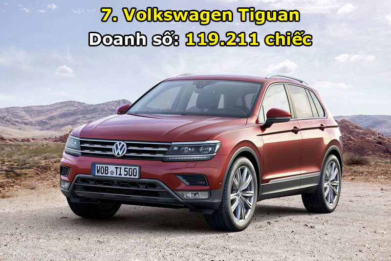 7. Volkswagen Tiguan.