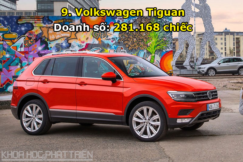 9. Volkswagen Tiguan.