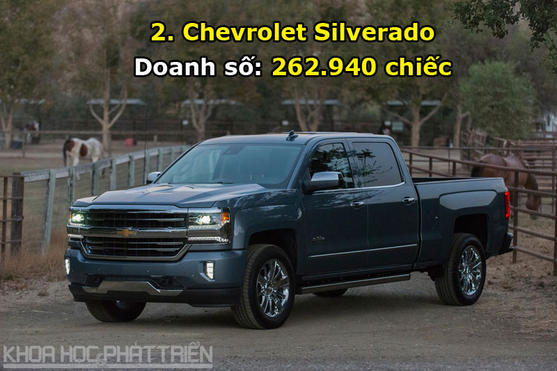 2. Chevrolet Silverado.