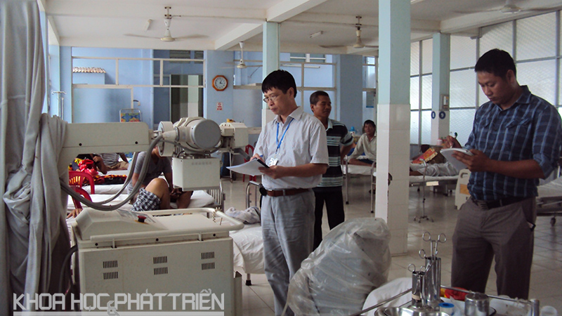 Đoàn thanh tra kiểm tra việc xử dụng nguồn phóng xạ tại các cơ sở y tế tỉnh Kiên Giang. Sở KH&Cn Kiên Giang