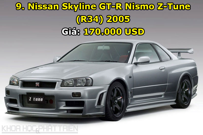 9. Nissan Skyline GT-R Nismo Z-Tune (R34) 2005.