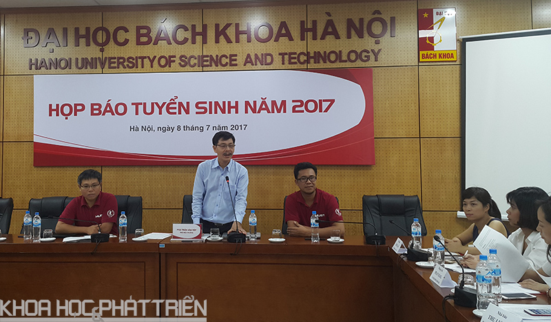 PGS Trần Văn Tớp chia sẻ thông tin về kế hoạch tuyển sinh 2017.