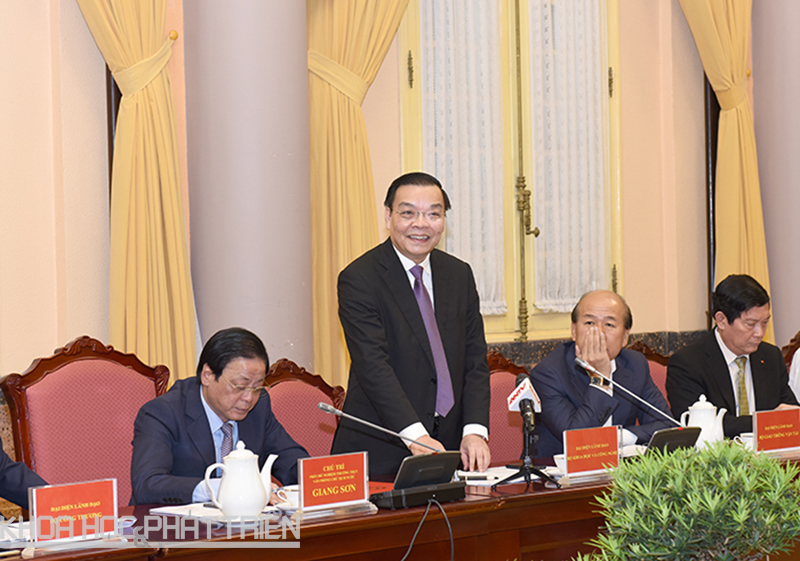 Bộ trưởng Chu Ngọc Anh trình bày những nội dung cơ bản của Luật Chuyển giao công nghệ 2017.