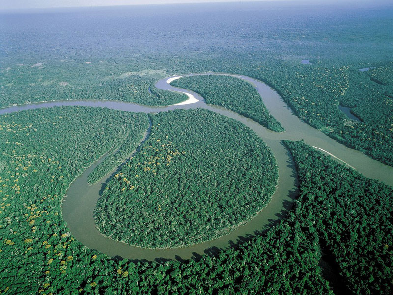 1. Sông Amazon. Dòng sông ở Nam Mỹ. Nó là một trong những con sông dài nhất thế giới (6.992 km) và có lưu vực rộng nhất thế giới (7.050.000 km2). Sông Amazon chiếm khoảng 20% tổng lưu lượng nước ngọt cung cấp cho các đại dương. 