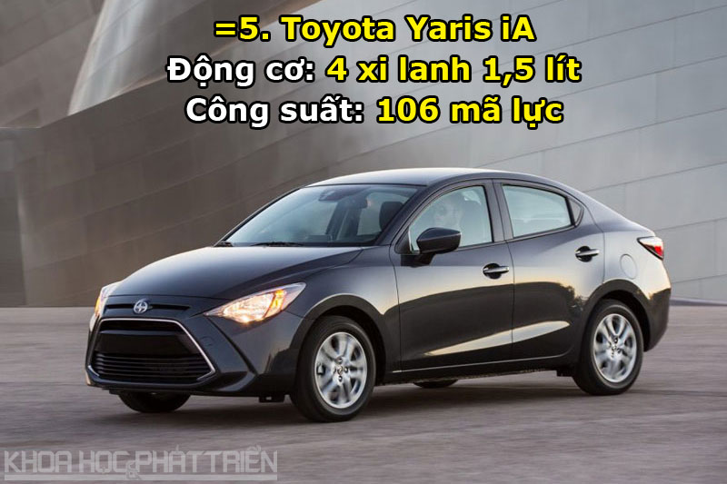 =5. Toyota Yaris iA.
