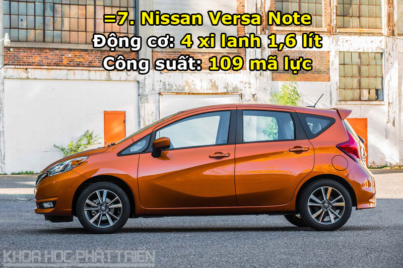 =7. Nissan Versa Note.