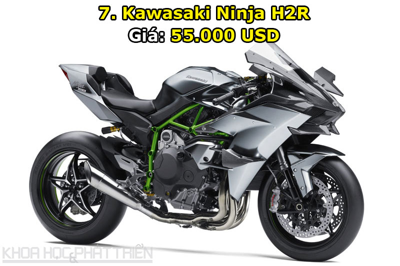 7. Kawasaki Ninja H2R.