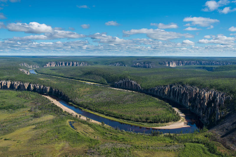 4. Sông Lena (Nga). Chiều dài: 4.400 km.
