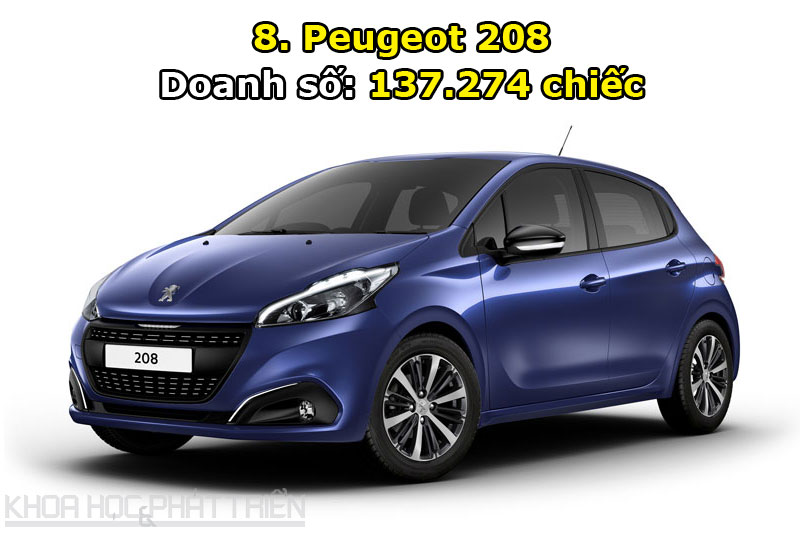 8. Peugeot 208.