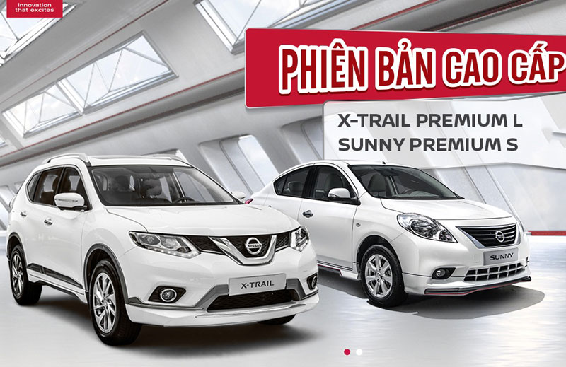 Nissan Việt Nam ra mắt X-Trail và Sunny phiên bản cao cấp, giá không đổi. Hôm nay (22/7), Nissan Việt Nam đã giới thiệu phiên bản cao cấp của 2 mẫu xe X-Trail và Sunny nhưng giá bán không hề thay đổi so với các phiên bản khác. (CHI TIẾT)