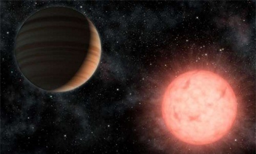 Một hành tinh quay quanh sao lùn loại M. Ảnh: NASA.