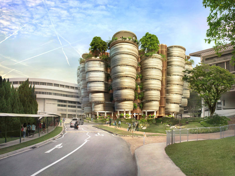 4. Đại học công nghệ Nanyang (NTU), được thành lập năm 1981, nằm ở khu Tây Nam Singapore. NTU có 4 trường cao đẳng và 12 trường chuyên ngành. NTU cũng là trường đại học rộng nhất đảo quốc sư tử với tổng diện tích lên đến 200 hécta.