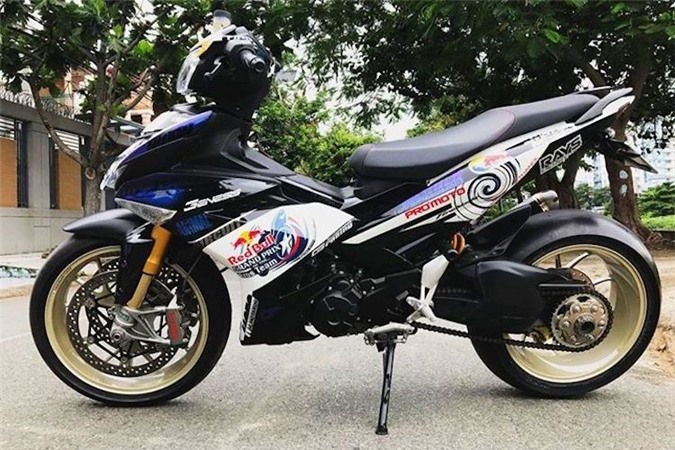 Yamaha Exciter 150 “cuc quai” voi dan chan moto Ducati-Hinh-2