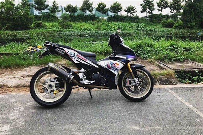 Yamaha Exciter 150 “cuc quai” voi dan chan moto Ducati-Hinh-5