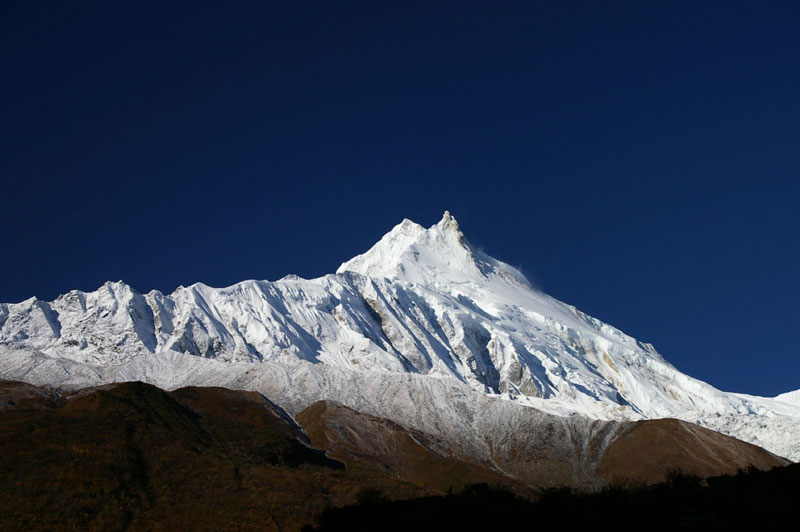 8. Núi Manaslu (Nepal). Chiều cao: 8.163m.