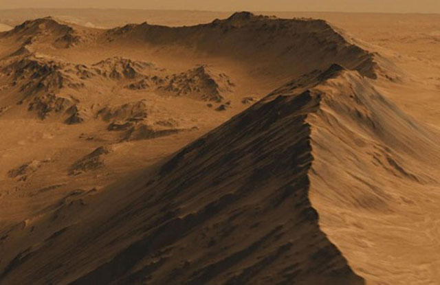 Bác sĩ Philip Davies đang rao bán đất trên sao Hỏa. Ảnh: Yahoo.