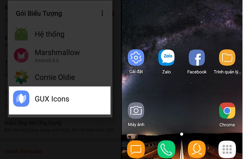 Hướng dẫn đem toàn bộ icon, hình nền, nhạc chuông của Galaxy S8 lên các thiết bị Android khác