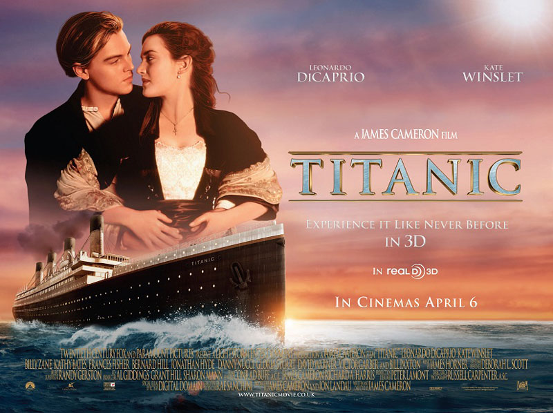 5. Titanic. Tổng doanh thu: 80,3 triệu bảng.