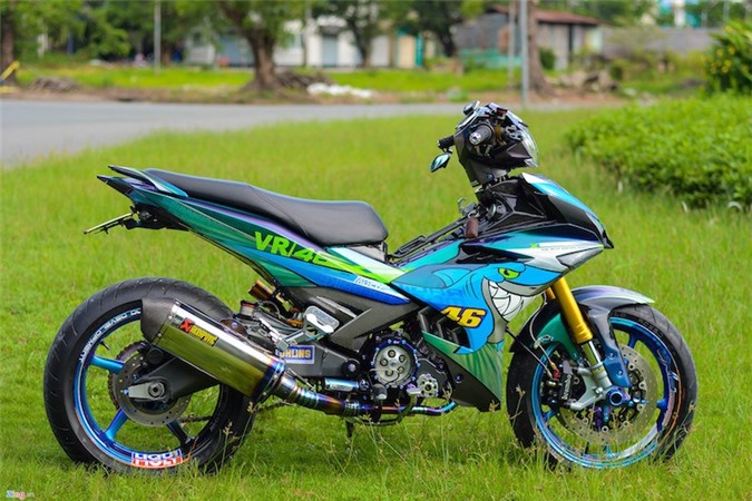 Yamaha Exciter 150 do phu kien moto 1000cc tai Can Tho-Hinh-2