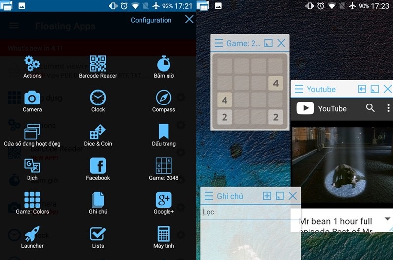 Hướng dẫn thu nhỏ màn hình thiết bị Android để sử dụng nhiều ứng dụng cùng lúc