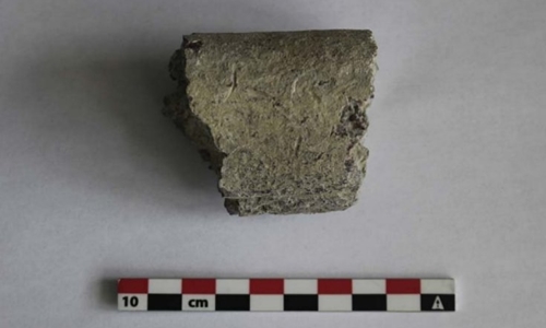  Mẫu ống nước chứa antimony thu được từ Pompeii. Ảnh: Toxicology Letters.