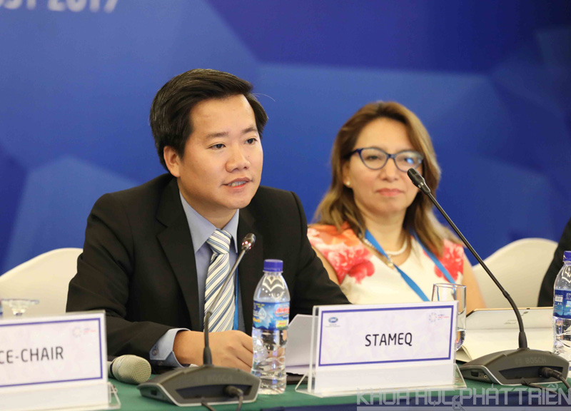 Ông Nguyễn Hoàng Linh - Phó Tổng Cục trưởng Tổng cục Tiêu chuẩn Đo lường Chất lượng đại diện đoàn Việt Nam
