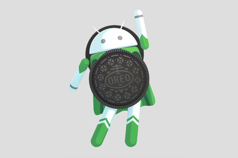 Logo hệ điều hành Android 8 Oreo.