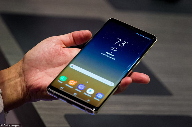 Smartphone Galaxy Note 8 mới được Samsung giới thiệu cách đây ít ngày.