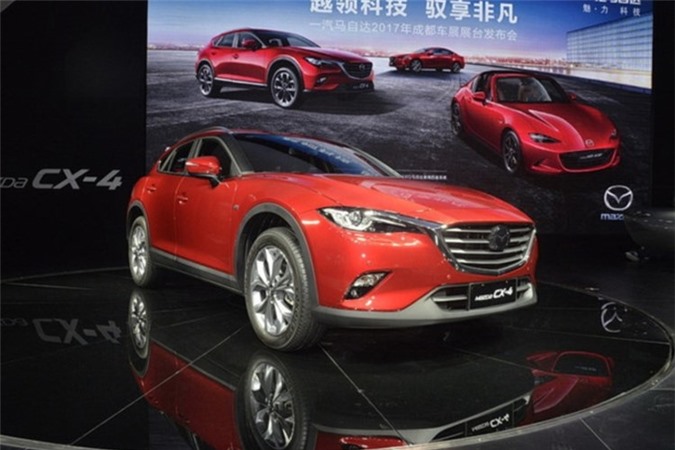 Cận cảnh Mazda CX-4 2018 giá từ 480 triệu tại Trung Quốc. Là phiên bản dành riêng cho thị trường Trung Quốc, mẫu xe crossover Mazda CX-4 2018 mới ra mắt sẽ có tới 7 bản trang bị khác nhau. (CHI TIẾT)