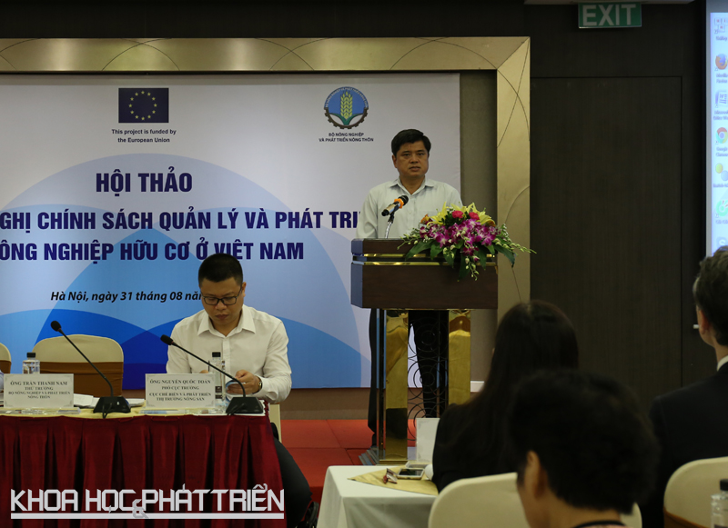 Thứ trưởng Trần Thành Nam phát biểu tại hội thảo