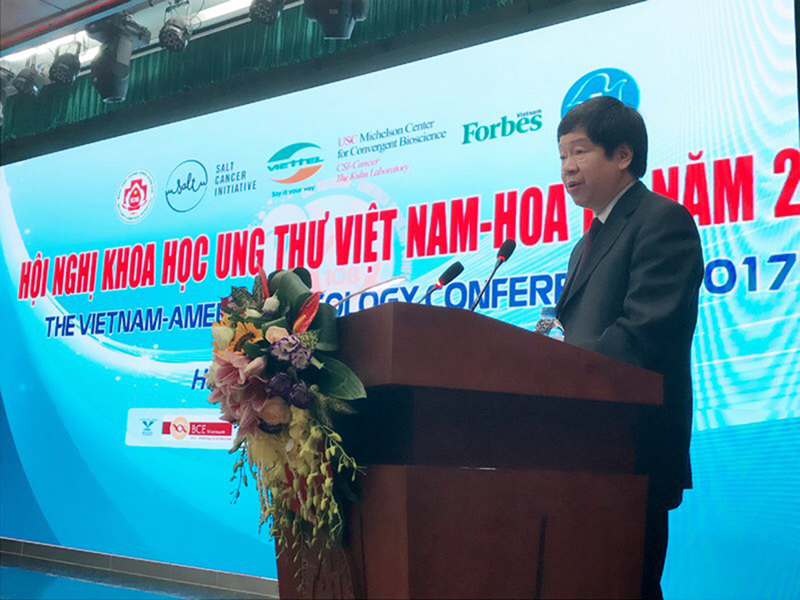 Thứ trưởng Bộ Khoa học và Công nghệ Trần Quốc Khánh phát biểu tại hội nghị. Ảnh: Ánh Tuyết