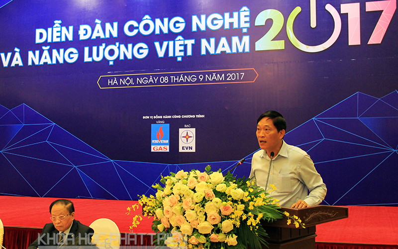 Thứ trưởng Bộ KH&CN Trần Văn Tùng phát biểu tại diễn đàn. Ảnh: NV