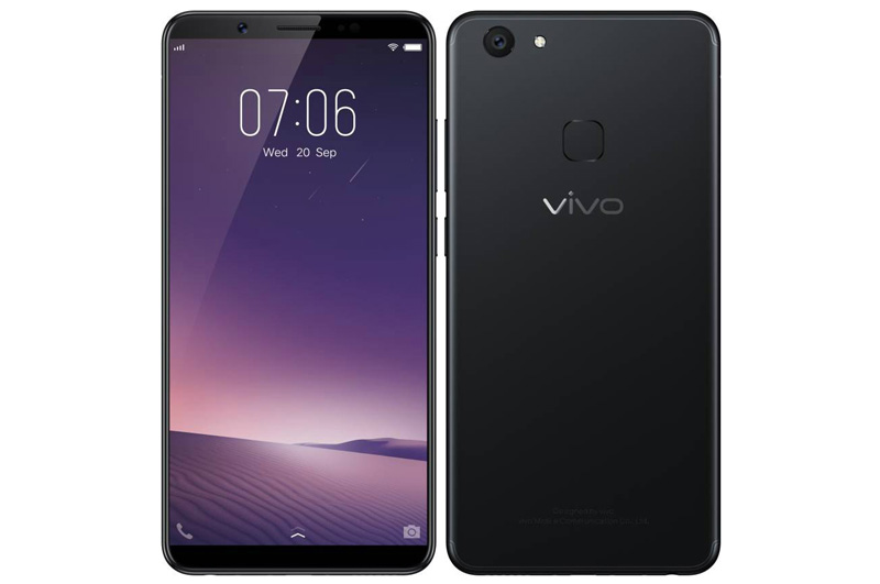 Vivo V7 Plus có 2 màu đen nhám và vàng nhưng ở thị trường Việt Nam, nó chỉ có màu đen nhám.