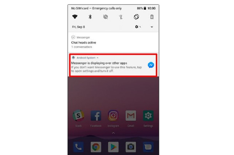 Hướng dẫn vô hiệu hóa thông báo “Is Displaying Over Other Apps” trên Android 8.0 Oreo