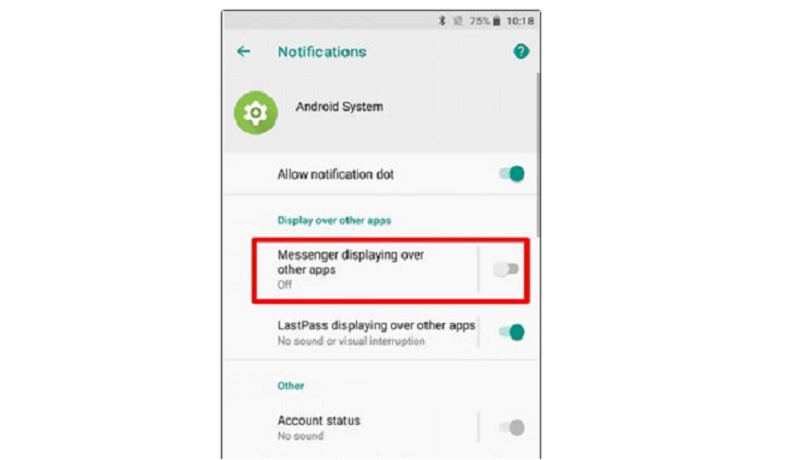 Hướng dẫn vô hiệu hóa thông báo “Is Displaying Over Other Apps” trên Android 8.0 Oreo