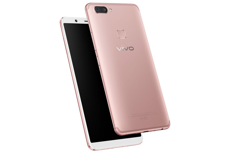 Vivo X20 sử dụng vỏ kim loại nguyên khối. Dải ăng-ten thu sóng đặt sát cạnh trên và dưới. X20 có kích thước 155,85x75,15x7,2 mm, cân nặng 159 g. 