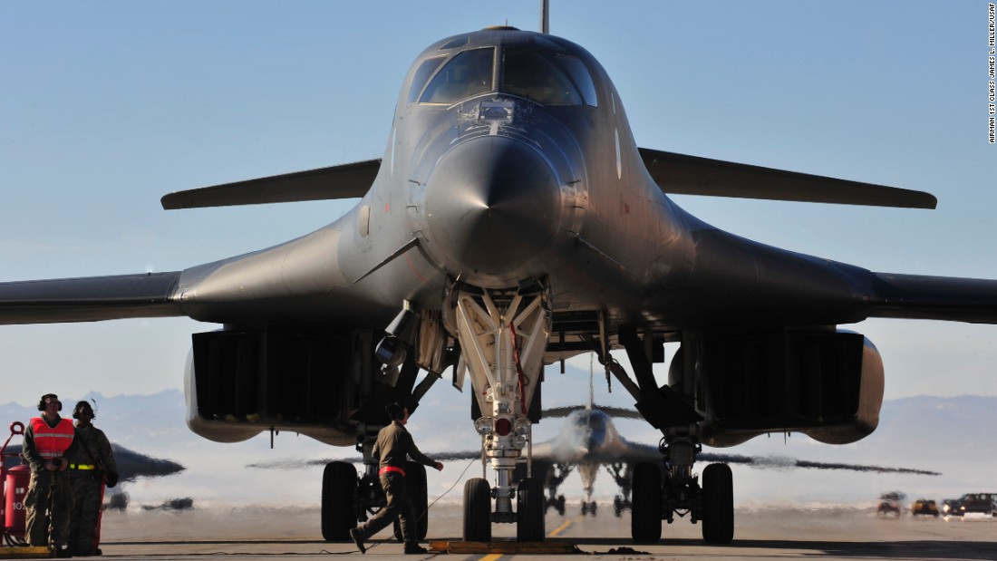 B-1B Lancer là xương sống của lực lượng ném bom chiến lược thuộc Không lực Mỹ. Ảnh: CNN