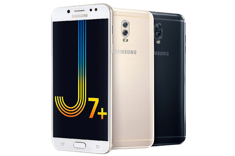 Samsung Galaxy J7 Plus sẽ lên kệ tại Việt Nam vào giữa tháng 10 này với 8,69 triệu đồng. Máy có 2 tuỳ chọn màu sắc gồm đen và vàng.