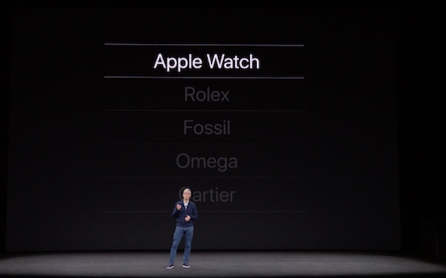 Apple Watch vượt mặt Rolex về doanh thu trong năm 2016.