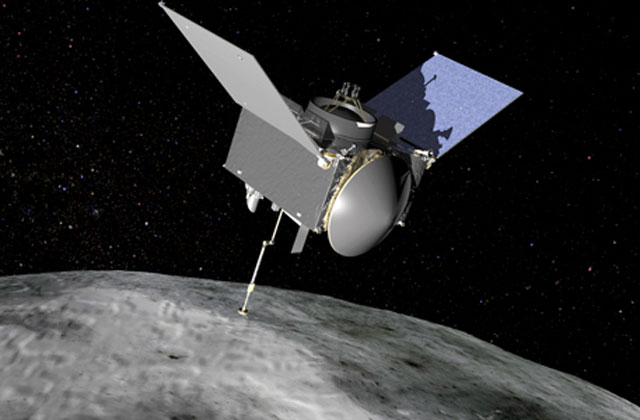 Tàu OSIRIS-Rex đang trên đường tới tiểu hành tinh Bennu. Ảnh: NJ.