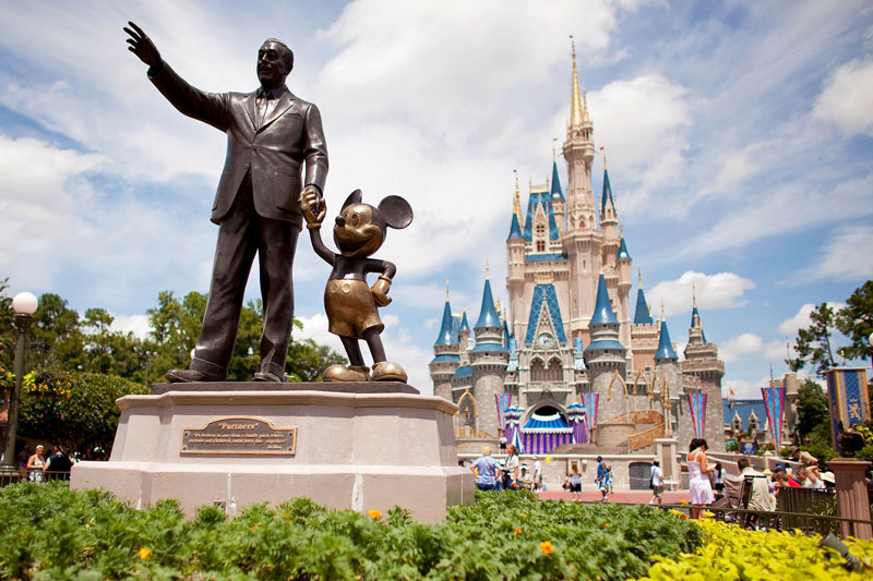 1. Magic Kingdom. Đây là công viên giải trí được đưa vào sử dụng ngày 1/10/171 tại Walt Disney World Resort ở Bay Lake, Florida. Mỹ. Vào năm 2016, công viên đã đón 20.395 triệu du khách, trở thành công viên giải trí được truy cập nhiều nhất trên thế giới trong năm thứ 11 liên tiếp.