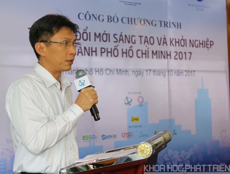 Ông Nguyễn Việt Dũng - Giám đốc Sở KH&CN TPHCM công bố 