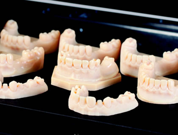 Một số mẫu răng được in 3D. Ảnh: Javelin Technologies