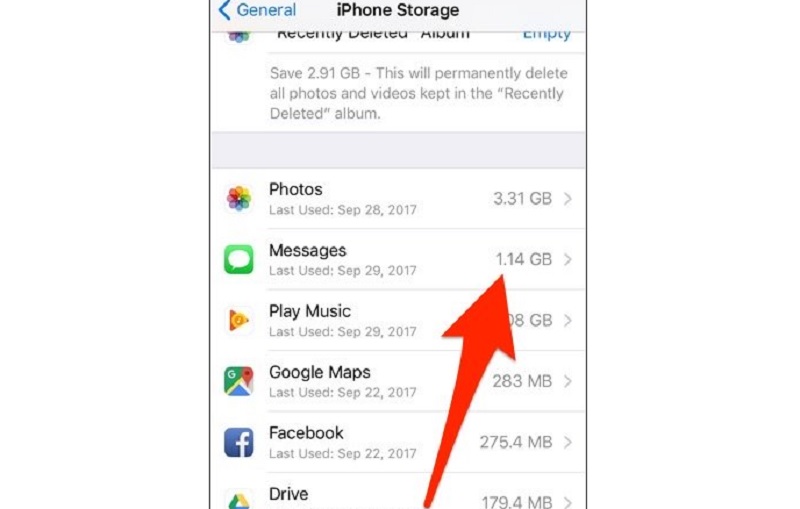 Hướng dẫn giải phóng dung lượng bị Messages chiếm dụng trên iOS