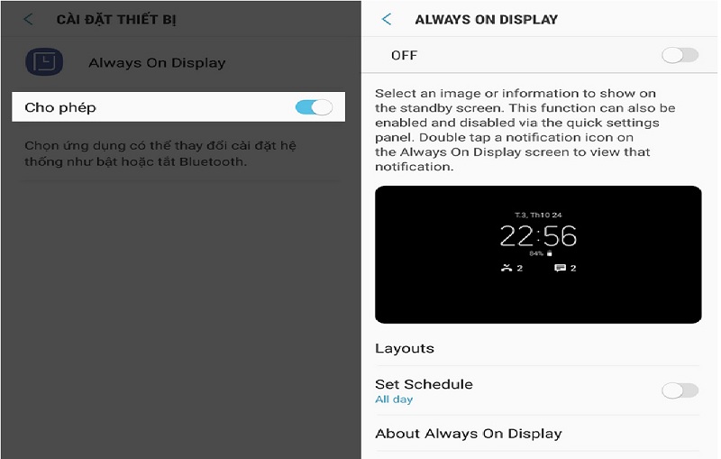 Cách kích hoạt tính năng Always On Display như Galaxy S8 lên các thiết bị Android 