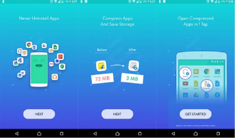 Hướng dẫn giải phóng bộ nhớ thiết bị Android bằng cách nén ứng dụng