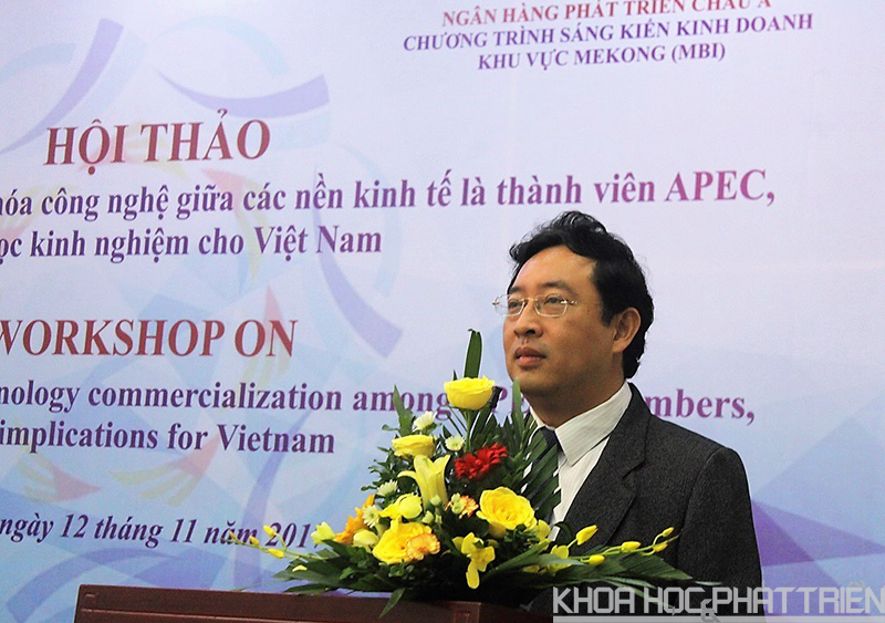 Ông Phạm Hồng Quất phát biểu tại hội thảo