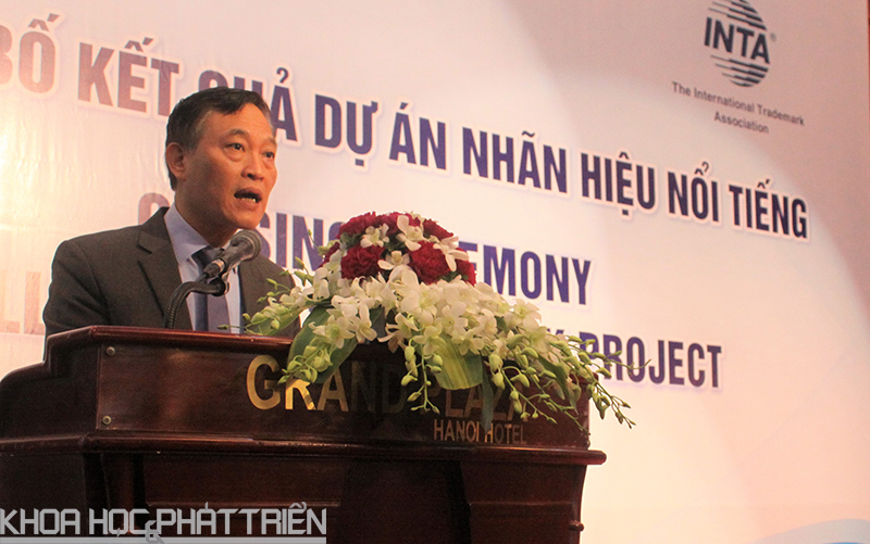 Thứ trưởng Trần Văn Tùng phát biểu tại lễ công bố.
