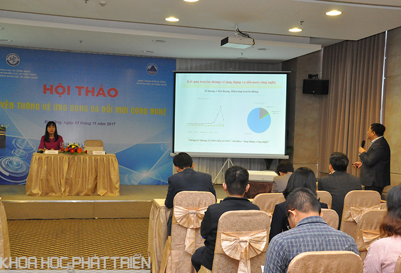 Ông Trần Quang Tuấn phát biểu tại hội thảo.
